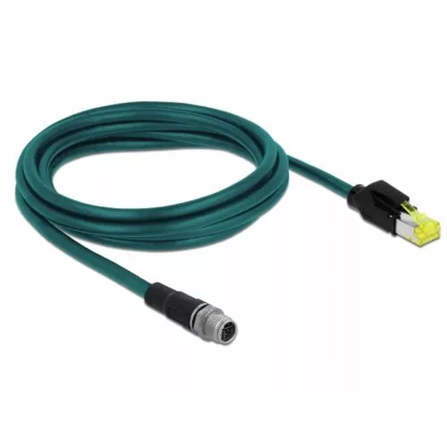 Cablu Ethernet HF81X Conector M12 10 metri