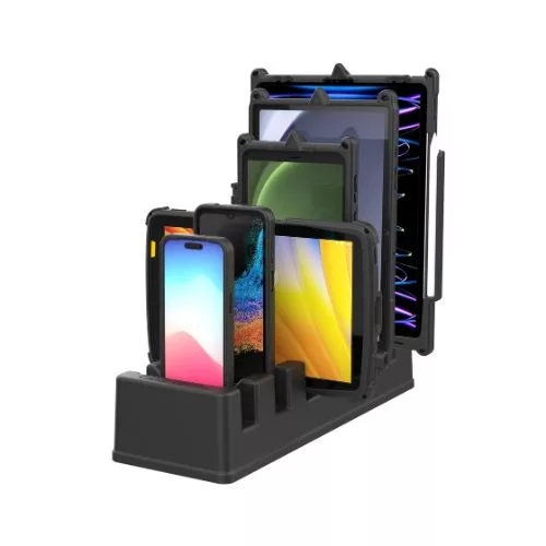 Cradle de Încărcare RAM GDS 6-Sloturi Ethernet cu IntelliSkin 3PTY-RAMGDSDOCK6G16PRJ45